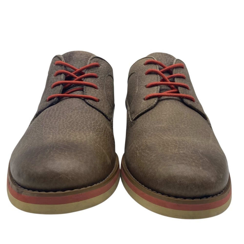 Wolverine 1883 Mens Shoes Leather Oxfords Sz 9 Brown Green Flat Dress Lace Up - Picture 7 of 12